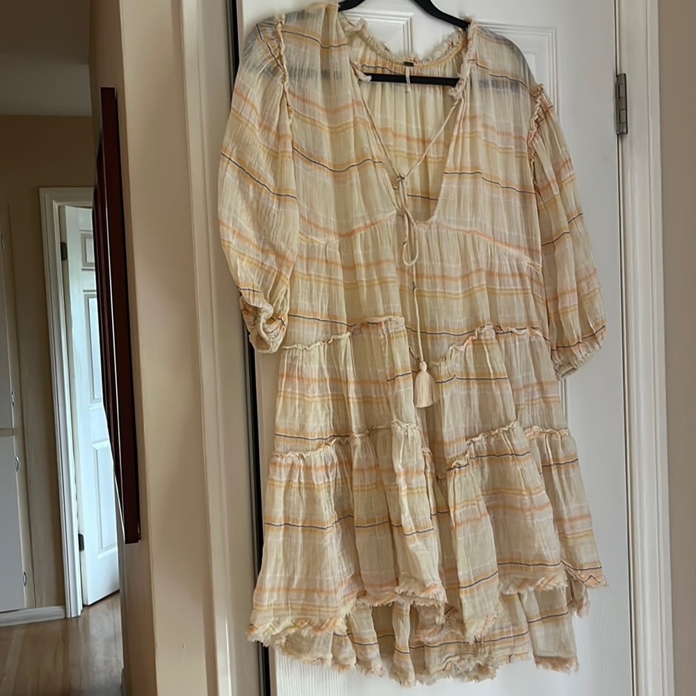 Free People light orange dress/tunic